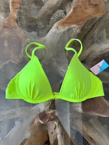 Haut de maillot de bain jaune fluo Ardene