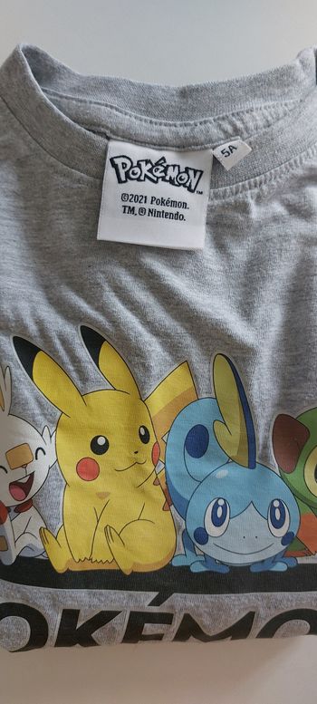 T-shirt manches longues pokémon 