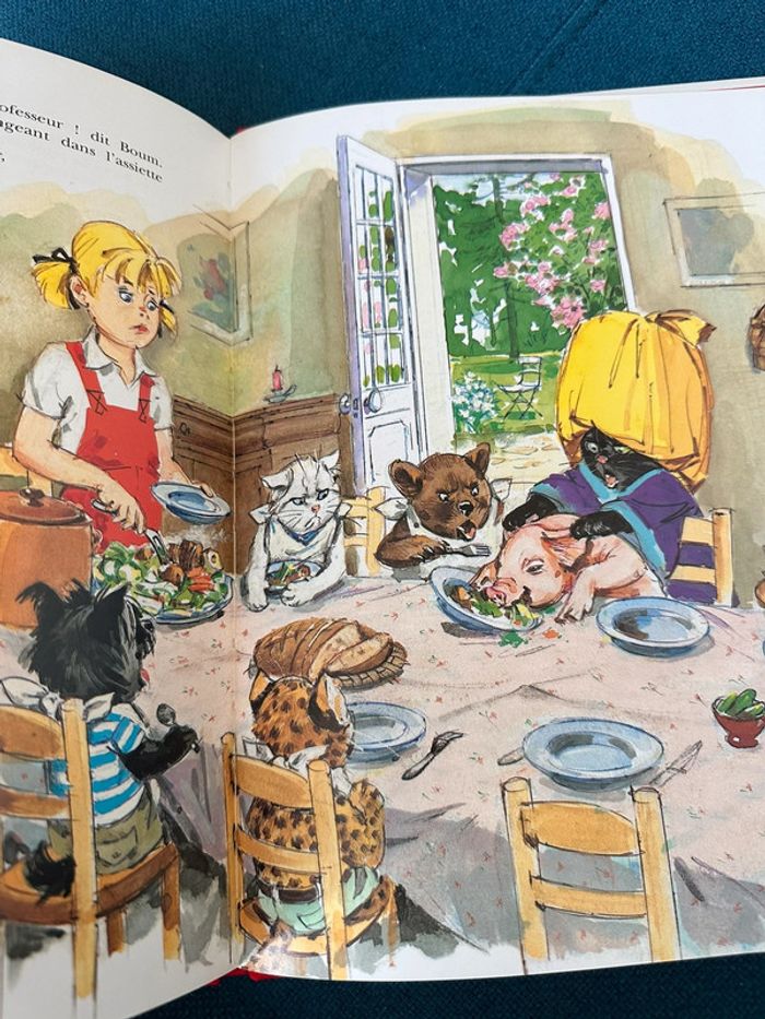 Livre rare Caroline et l’Apprenti Magicien sorcier édition limitée reliure rouge Pierre Probst - photo numéro 5