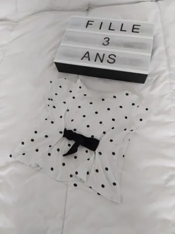 Tee-shirt manche courte fille 3 ans Kiabi