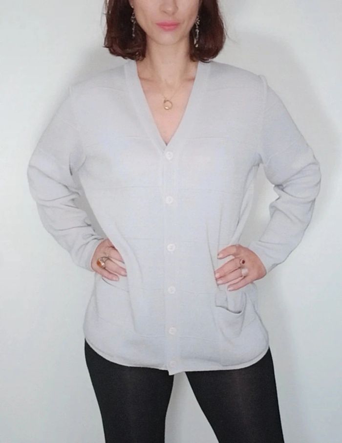 Gilet long vintage taille xl - photo numéro 2