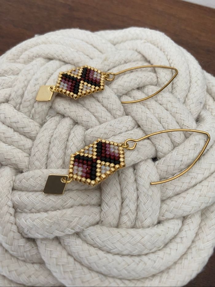 Boucles d’oreilles Miyuki - photo numéro 2
