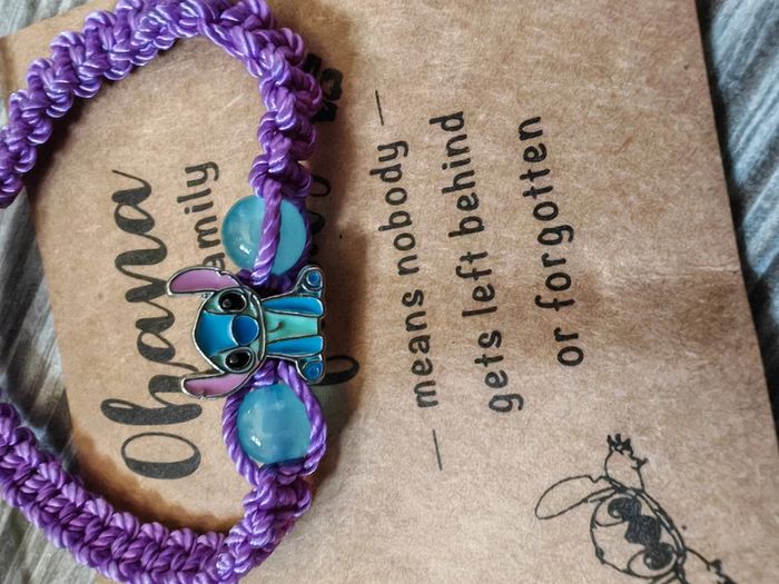 Bracelet ajustable stitch - photo numéro 2