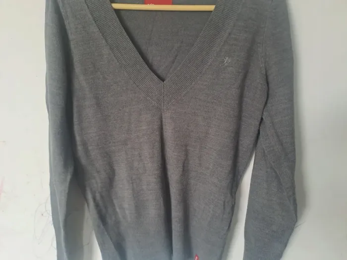 Pull léger gris EDC Taille M - photo numéro 3