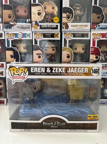 Funko pop eren & zeke jaeger 1460 Hot topic