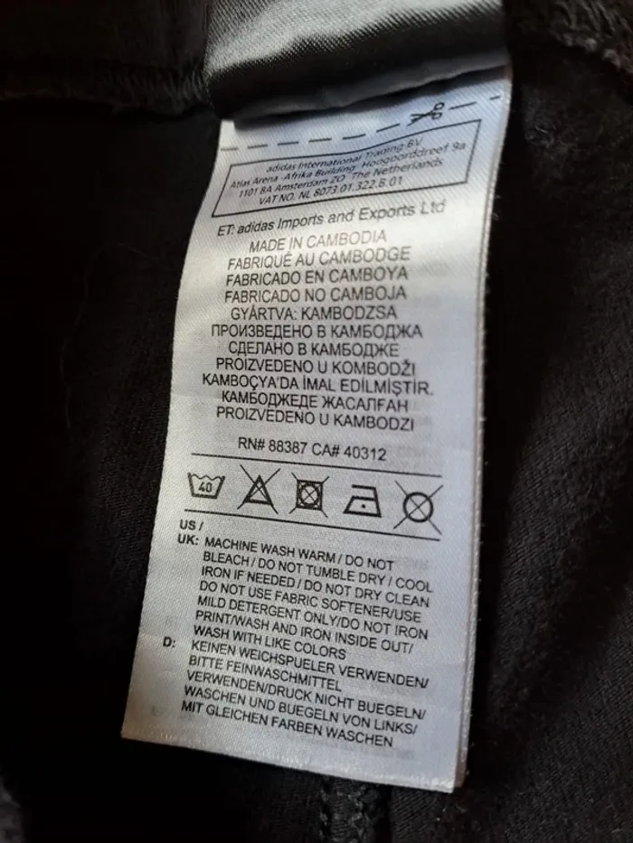 Legging femme Adidas noir tbe XXS - photo numéro 2