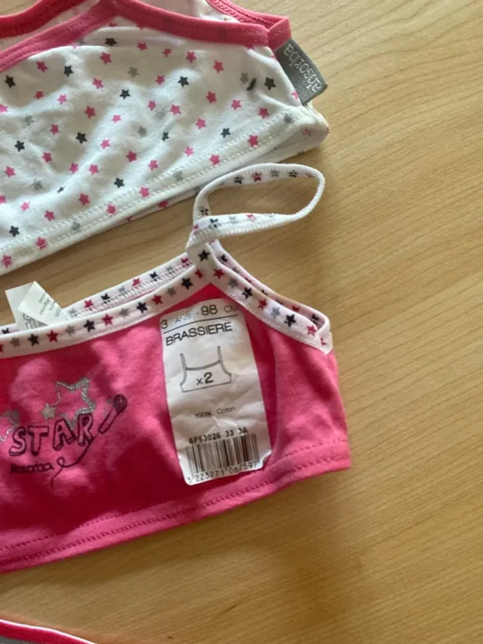 Lot brassières Absorba taille 3 ans Neuves - photo numéro 3