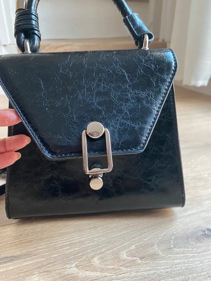 Petit sac à main en similicuir - photo numéro 8