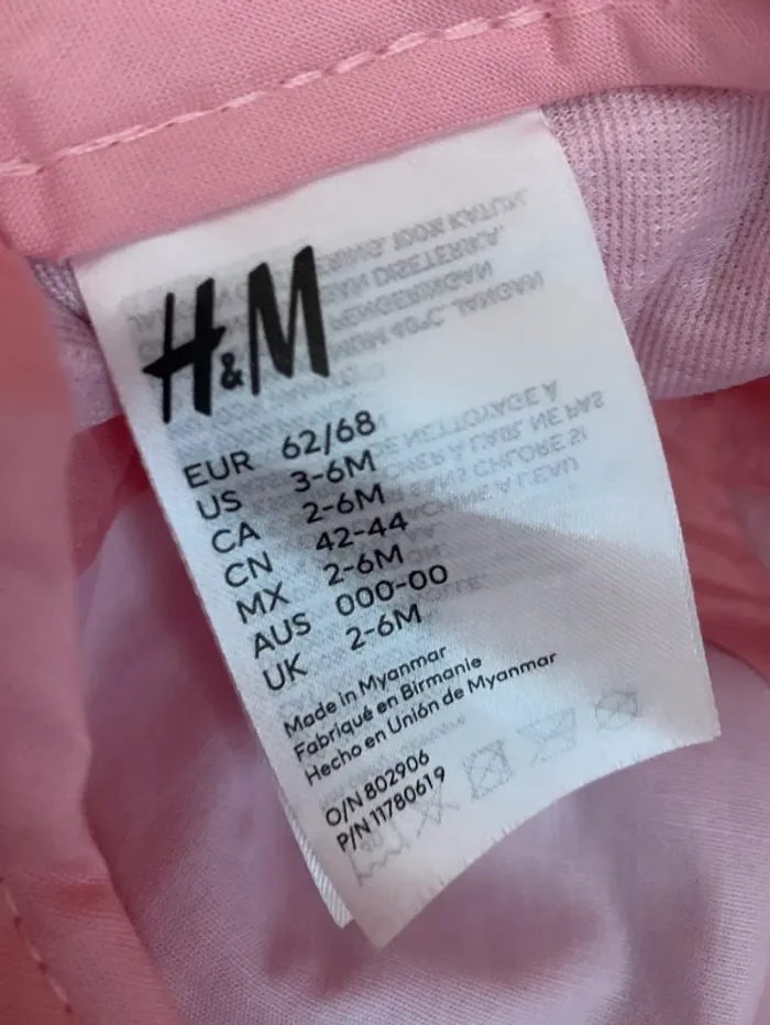 🧢 Casquette rose H&M – 3-6 mois (62/68 cm) - photo numéro 4