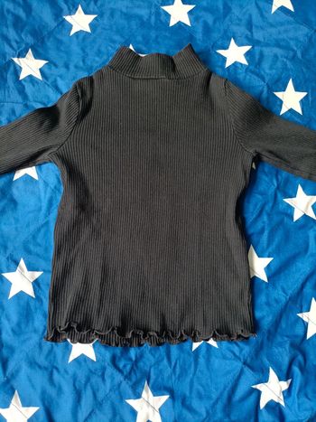 Tee shirt manches longues col roulé
