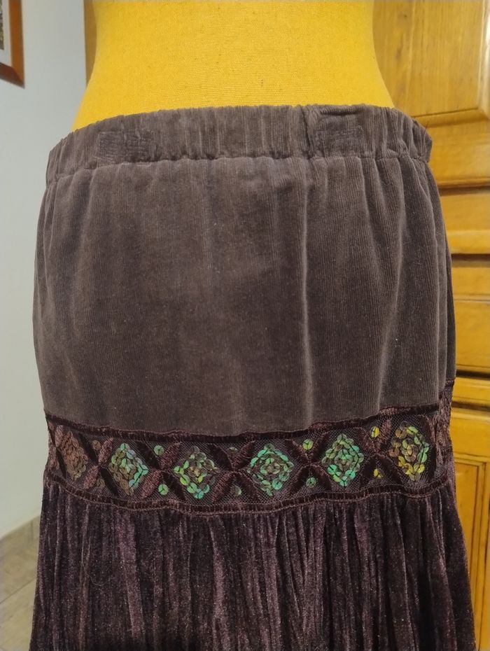 Jupe longue violette - photo numéro 3