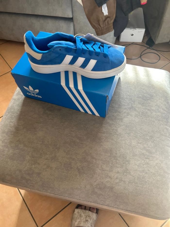 Baskets Campus Adidas bleues - photo numéro 4