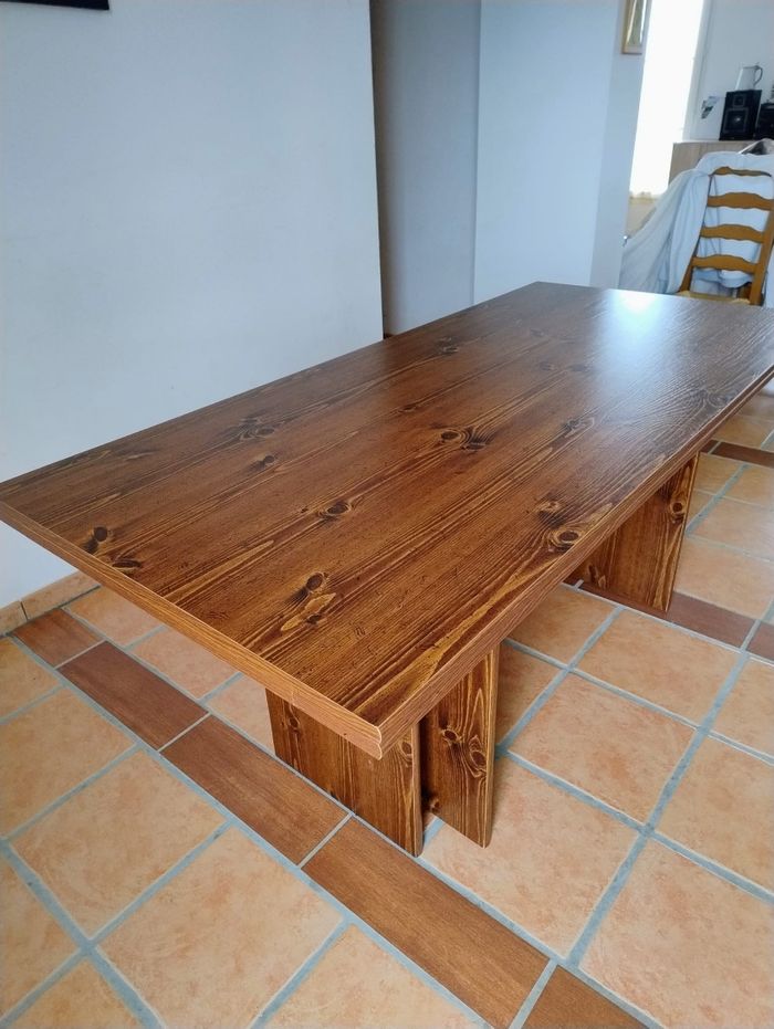 Table salle à manger bois - photo numéro 2