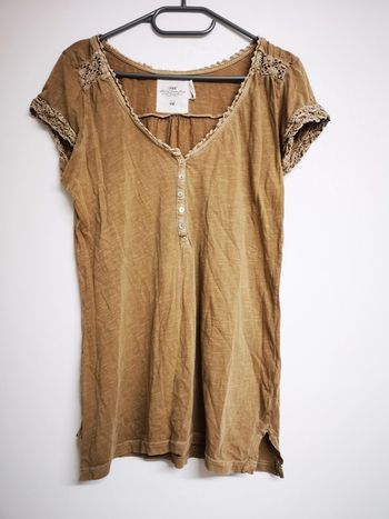T shirt h&m moutarde marron M