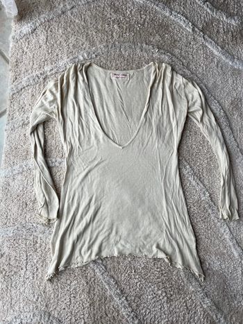 Tee-shirt long femme basique