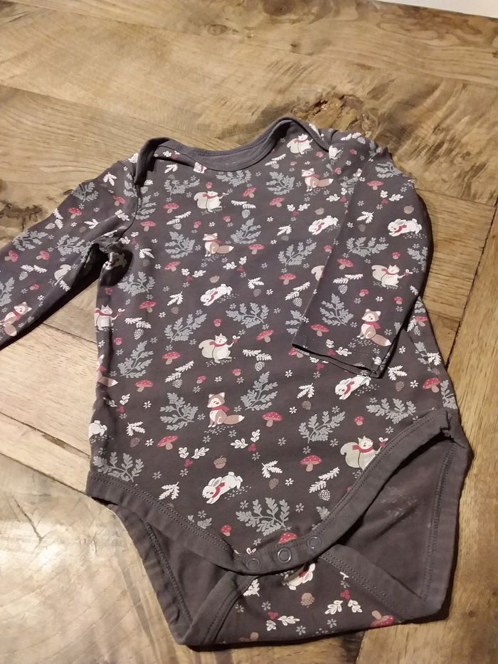 Lot de 2 bodies fille Absorba et c&a 18 mois - photo numéro 5