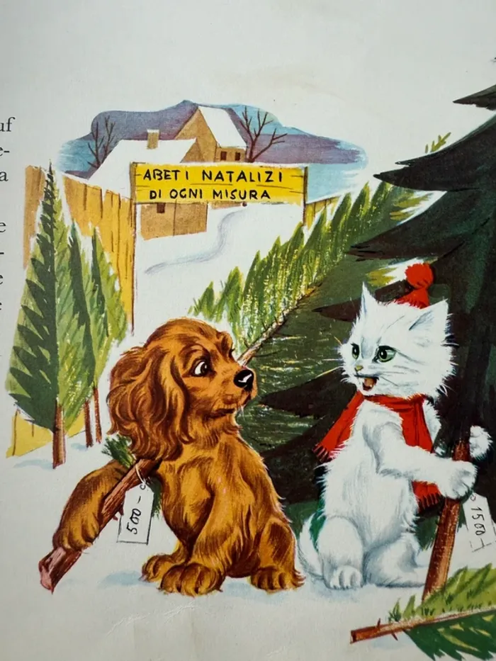 Livre ancien rare italien Animali Parlanti a cura di Pierre Probst Carolina Principato Hachette - photo numéro 4