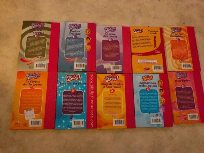 Lot de 10 livres totally spies - photo numéro 2