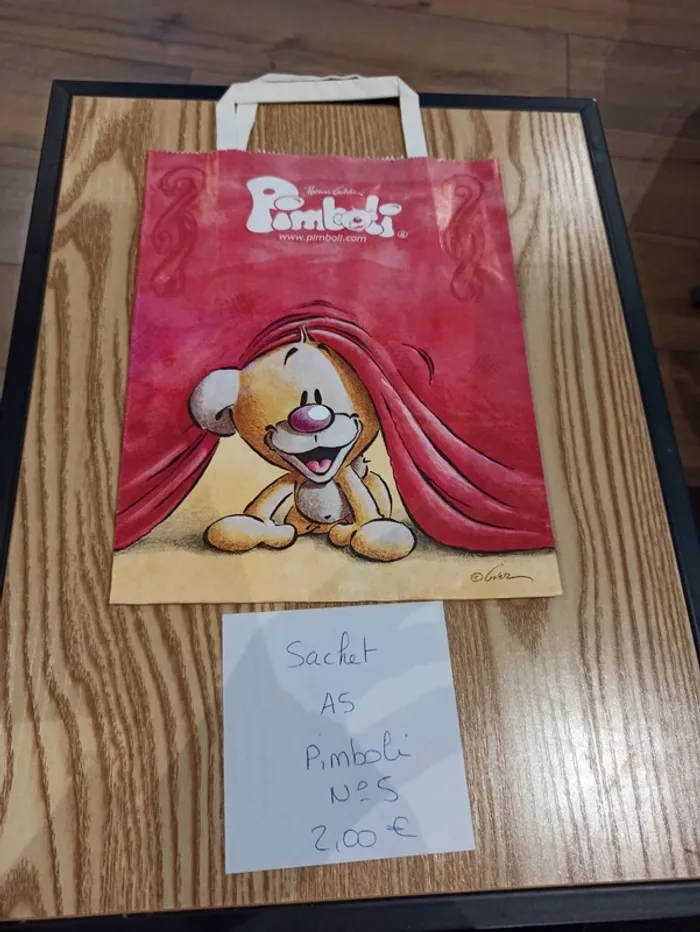 Sachet en papier Diddl A5 avec anses pimboli 5 2,00€