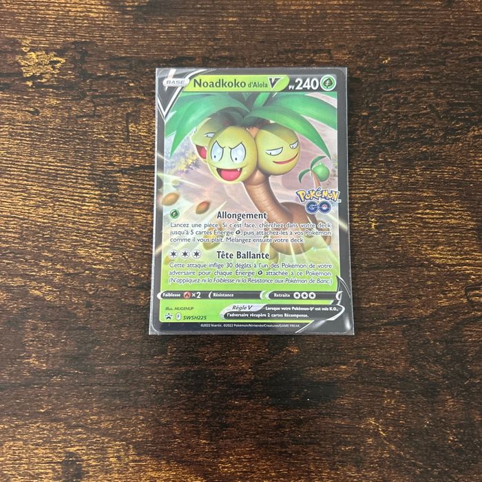 Carte Pokémon - Noadkoko d’alola V Promo