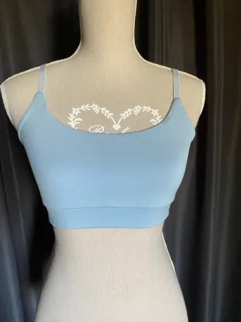 Brassière bleue ciel Coton