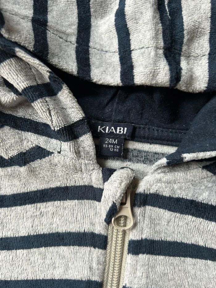Ensemble sweat veste capuche zippé et pantalon jogging tout doux garçon Kiabi - photo numéro 3