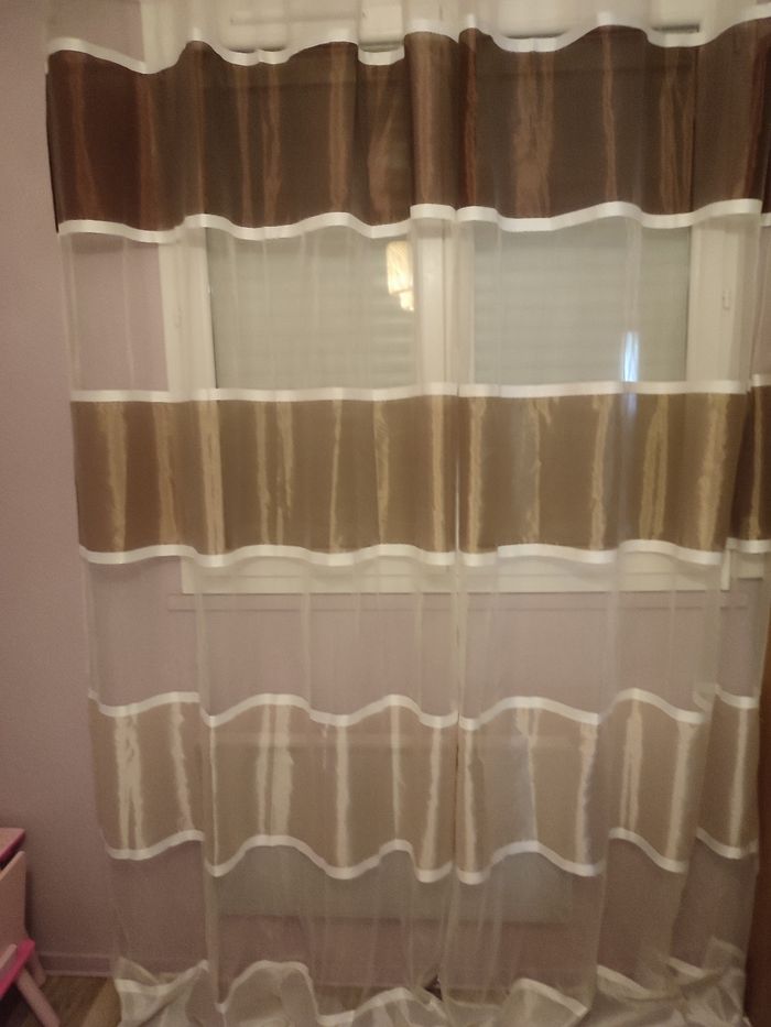 Rideaux voilage 2 panneaux - photo numéro 4