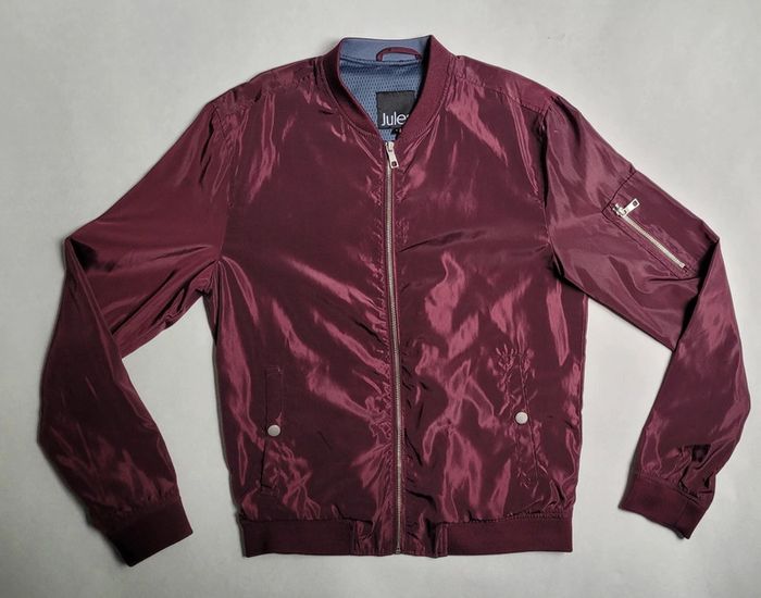 Bombers JULES rouge bordeaux taille S en excellent état - photo numéro 6