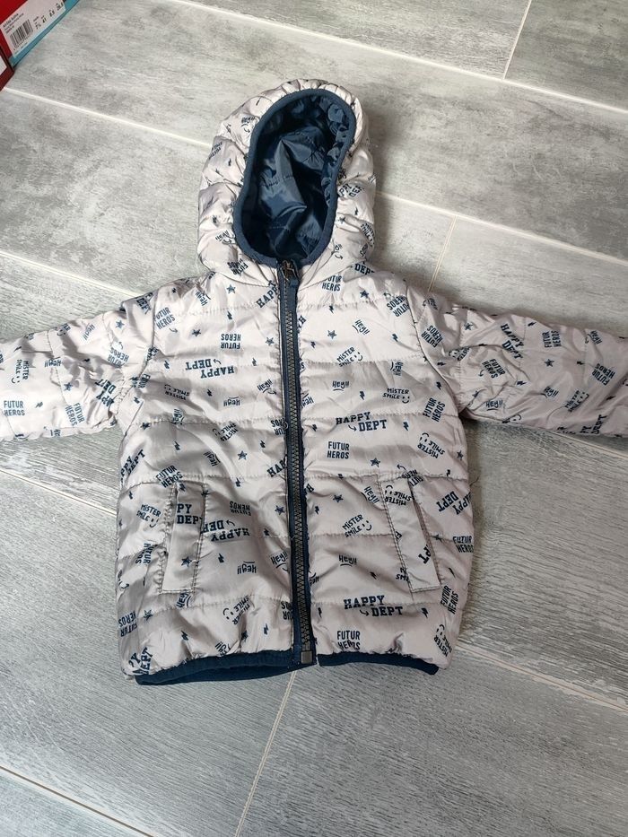 Manteau 12 mois + tour de cou - photo numéro 3