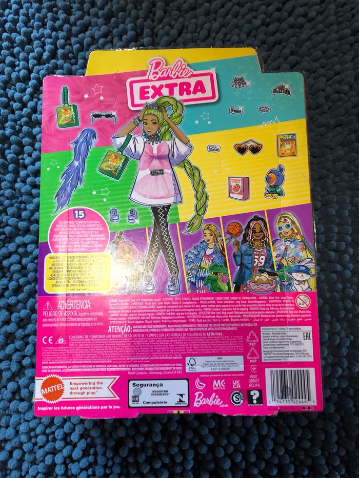 Barbie extra tresses fluo - photo numéro 2