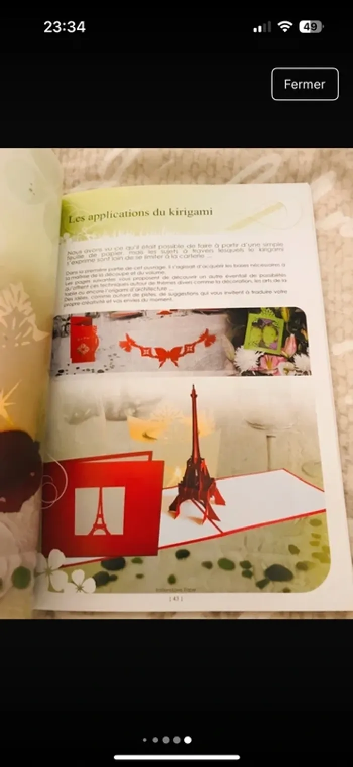 Lot livres kirigami - photo numéro 6