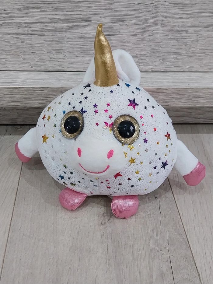 Peluche licorne étoilée 20cm