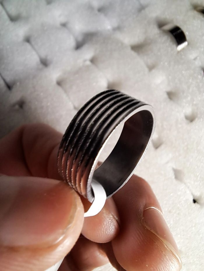 Bague acier inoxydable Granuleuse - photo numéro 5