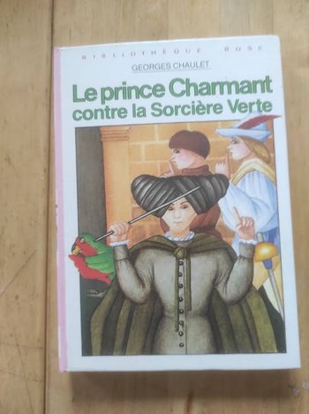 Le prince charmant contre la sorcière verte Georges Chaulet Bibliothèque Rose cartonnée 1980