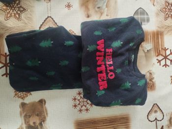 Pyjama en velours deux pièces . Taille 5 ans 