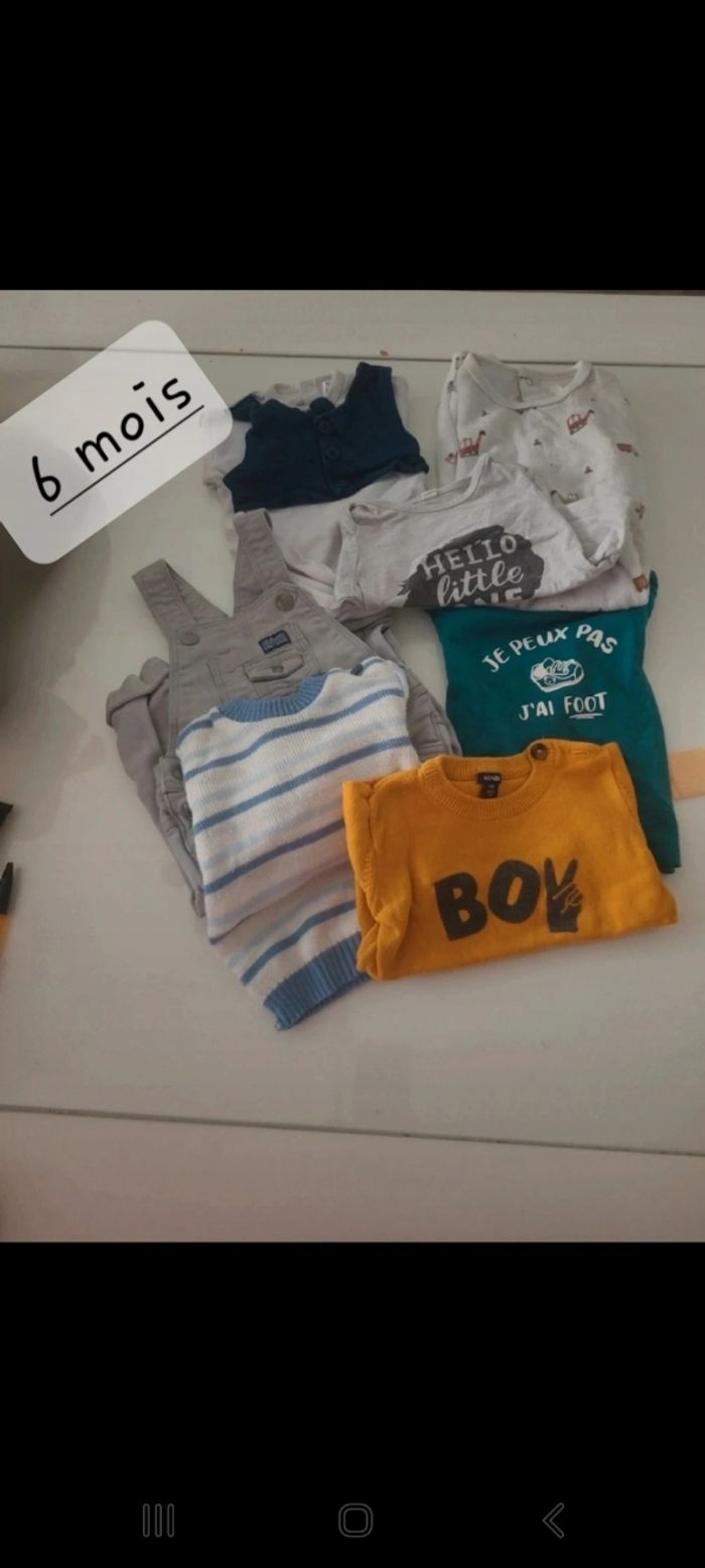 Vêtements taille 6 mois