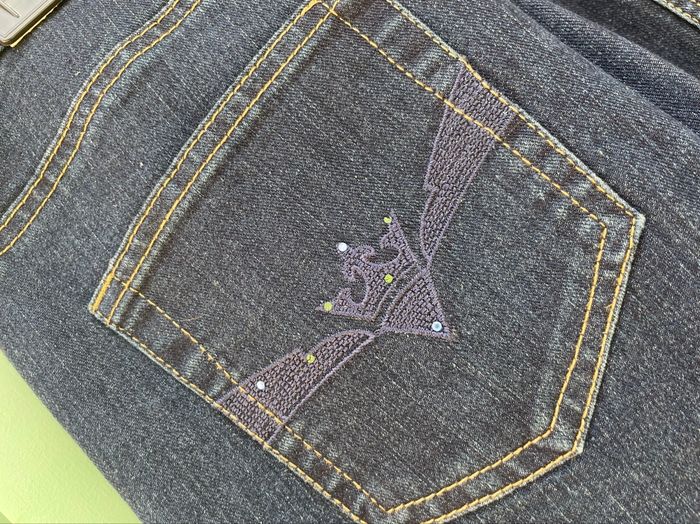 Pantalon jean bleu - photo numéro 6