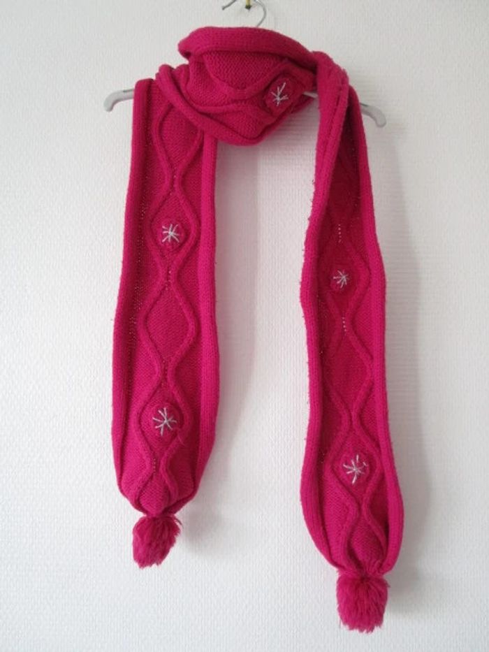Echarpe rose - photo numéro 2