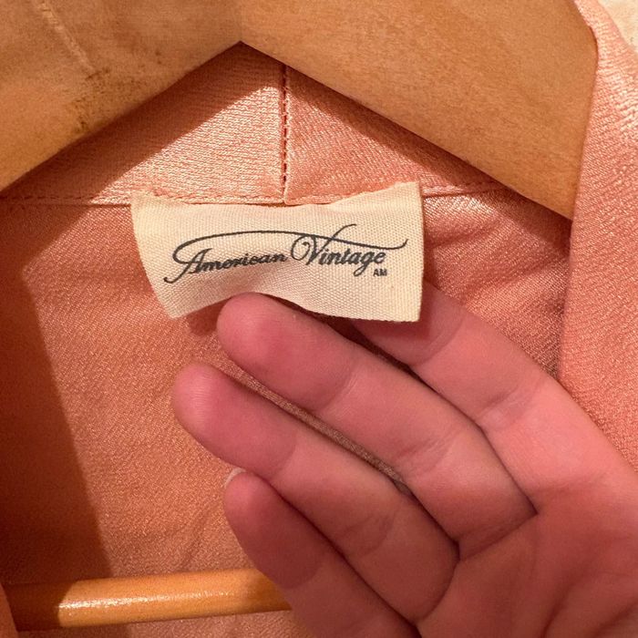 Veste blazer légère American Vintage • rose • 38 🌿 - photo numéro 3