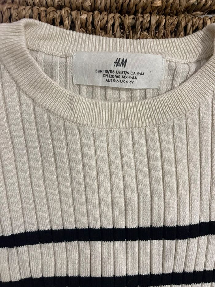 Pull marinière + legging chaud licorne H&M - photo numéro 4