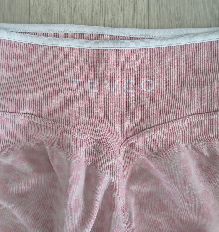 Legging Teveo Contrastline Sculpt Scrunch Léo Rose - photo numéro 5