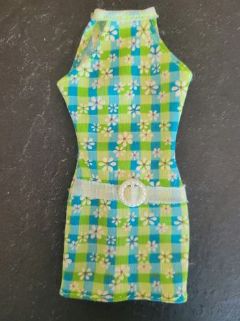 Robe barbie pretty in plaid