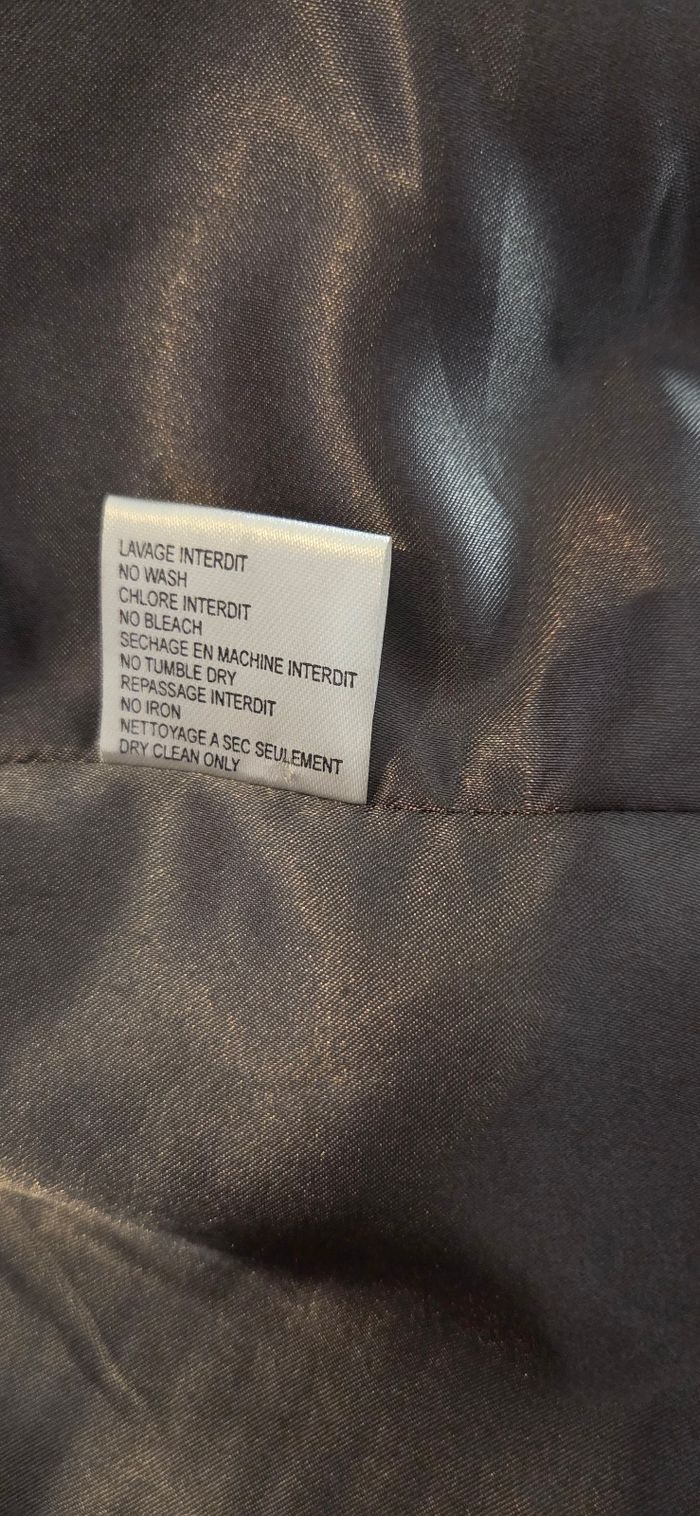 MANTEAU FAUSSE FOURRURE RIVIÈRES DE LUNE T38 – ÉTAT NEUF – CHIC & ÉLÉGANT - photo numéro 5