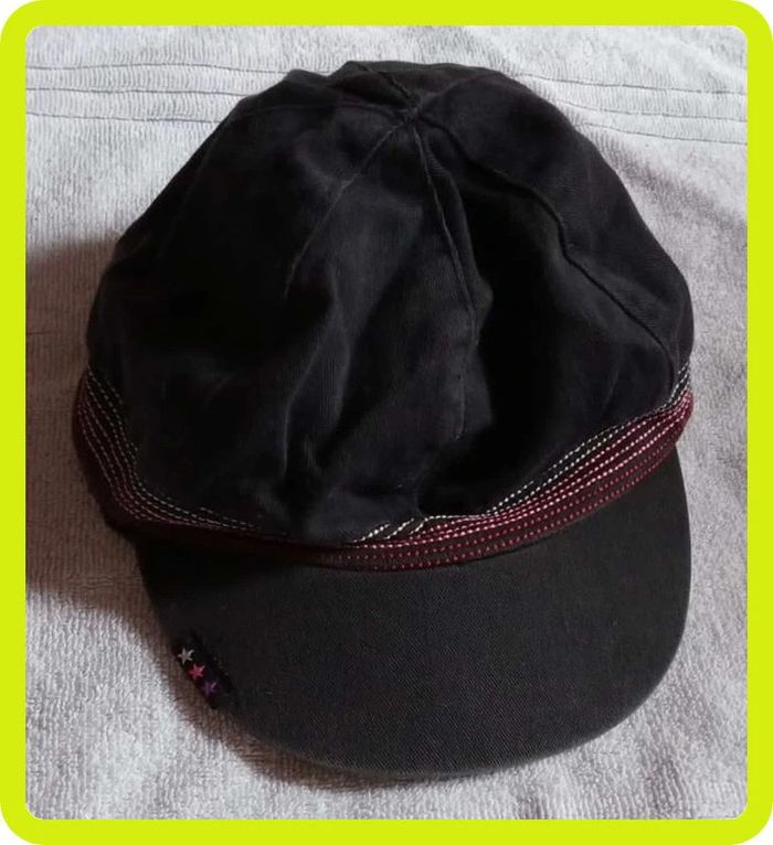 Casquette noire Herlaine Taille 52 cm - photo numéro 2