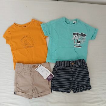 Lot ensembles Kiabi 3m été