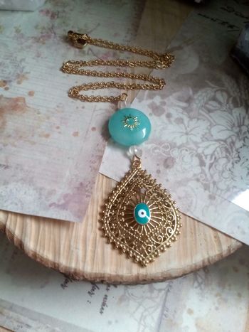 Collier Amazonite naturelle