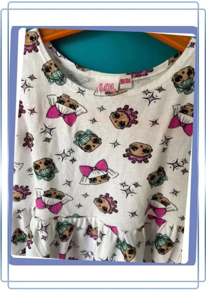 Jolie robe en coton 3/4 ans LOL - photo numéro 3