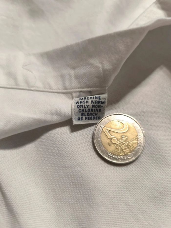 Chemise Manches longues - Ralph Lauren - Yarmouth - Logo brodé premium - Blanc - Taille M - photo numéro 11