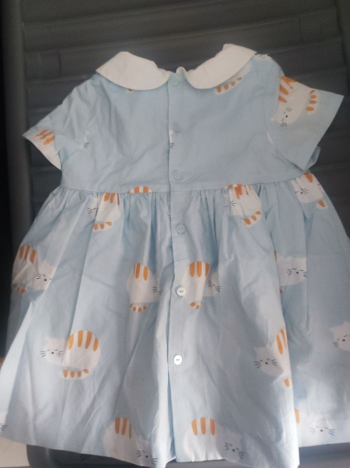 Jolie robe été fille 12 mois"petits chats 🐱" - photo numéro 2