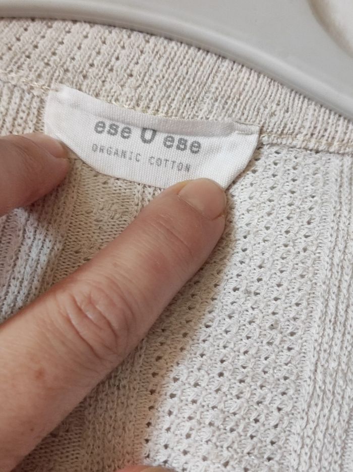 Cardigan beige taille M - photo numéro 6